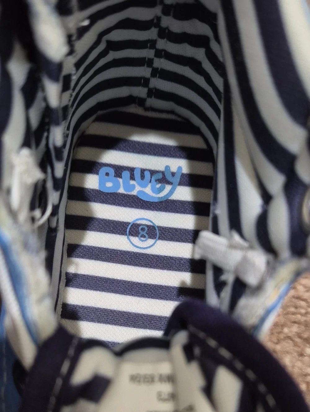 Boys Bluey High-Top Sneakers